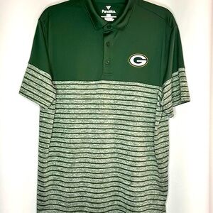 Green Bay Packers Fanatics men’s polo shirt, Size Large